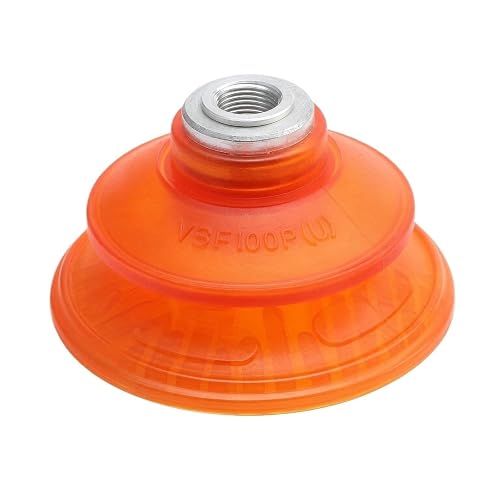 Polyurethane Suction Cups VBF30-100PU G1/8-G3/8 Pneumatic Vacuum Pads | Industrial PU suction cups for pneumatic systems, durable, leak-proof, versatile mounting.(VBF30PU-G1/8F)