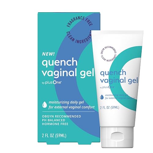 PlusOne Long Lasting Vaginal Moisturizer Gel - Hyaluronic Acid, 2 Fl oz | Vaginal Moisturizer for Vaginal Dryness, pH-Balanced Vaginal Care, Personal Lubricating Menopause Support for Wetness