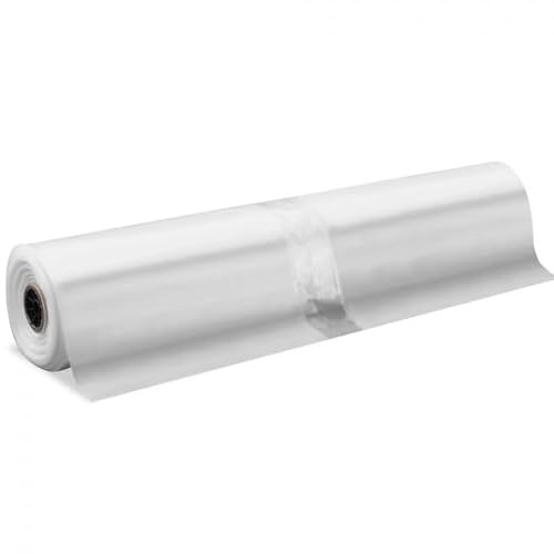 Farm Plastic Supply - Polyethylene Plastic Shrink Wrap - 7 mil - Boat Shrink Film for use with Heat Gun, Clear Industrial Shrink Wrap, Shrink Wrap Plastic Sheeting for Protection (14' x 35')
