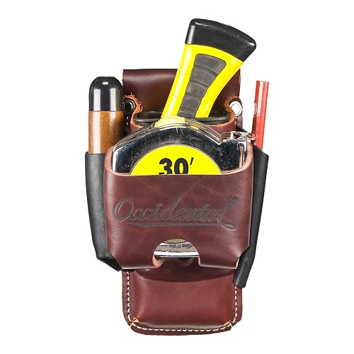 Occidental Leather Clip-On 4 in 1 Tool/Tape Holder - Provides 4x the Tool Capacity - Includes 2003 Oxy Tool Shield - Made in USA