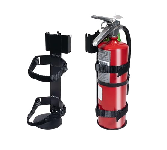 Fire Extinguisher Mounting Bracket for E-Trucks - 22 lbs WLL - E-Track Mount Bracket for Fire Extinguisher for All Vehicle w/ E-Track Rails & System , Garage, Semi or Off-Road Vehicle