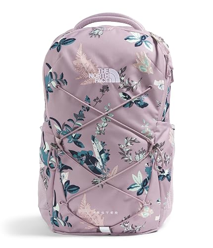 The North Face Women's Every Day Jester Laptop Backpack, Ashen Purple Leaf Toss Print, One Size