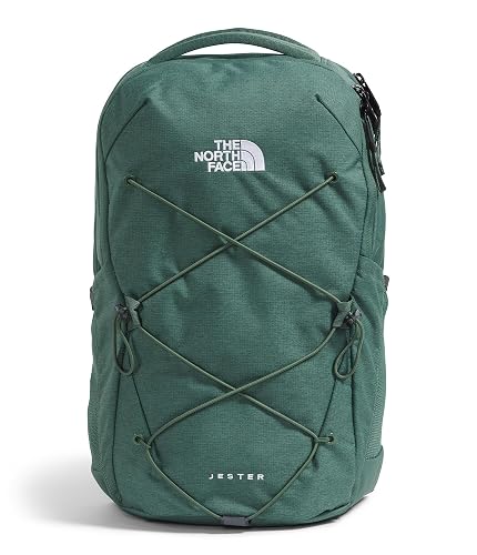 The North Face Women's Jester Everyday Backpack, Duck Grn Dk Hth, OSFA | Commuter Travel Bag, Laptop Sleeve, Water-Repellent