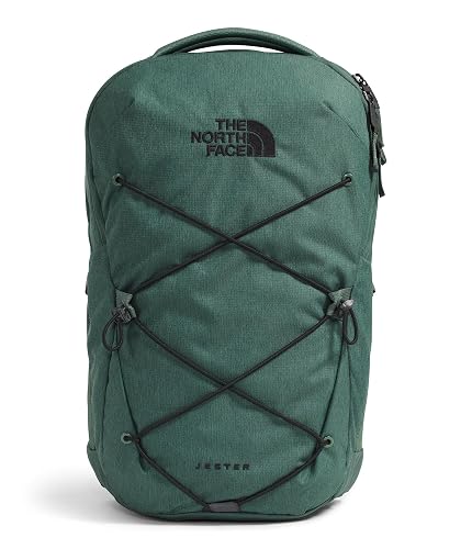 The North Face Jester Everyday Laptop Backpack, Duck Grn Dk Hth/Blk, OSFA | Commuter Daypack, Water Repellent, Laptop Sleeve