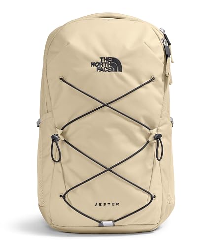 The North Face Women's Jester Everyday Backpack, Gravel/Blk, OSFA | Commuter Travel Bag, Laptop Sleeve, Water-Repellent