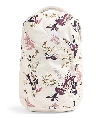 The North Face Women's Every Day Jester Laptop Backpack, White Dune Leaf Toss Print, One Size