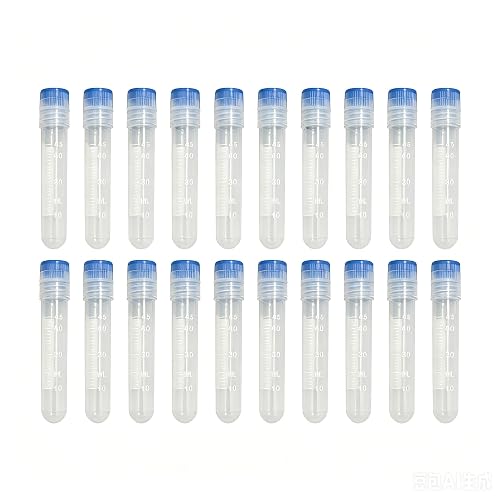 LUERFLEX 5ML Internal Round Bottom Cryogenic Vials with Silicone Washer Seal,EO Sterile, Pack of 100