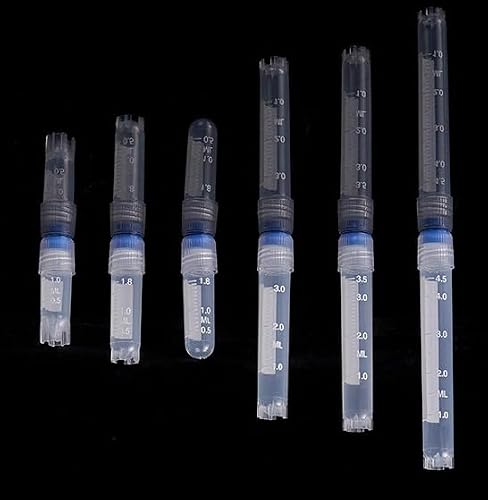 LUERFLEX 5ML Internal Round Bottom Cryogenic Vials with Silicone Washer Seal,EO Sterile, Pack of 1000
