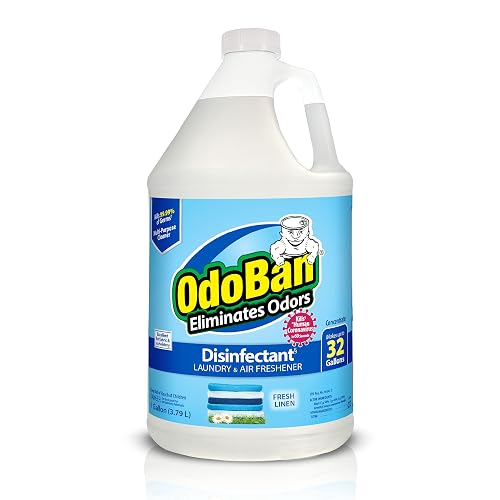 OdoBan Disinfectant Concentrate and Odor Eliminator, 1 Gallon, Fresh Linen Scent