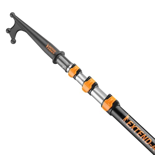 EXTEND-A-REACH Boat Hook for Docking with Telescoping Extension Pole | Durable, Floating, Lightweight & Sturdy Telescoping Boat Hook Pole // The Ultimate Pool for Docking, Push-Pull and Boating