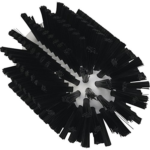 Vikan 5380-77-9 Stiff Tube Brush, Polyester, 3-3/32" x 6" OAL, Black