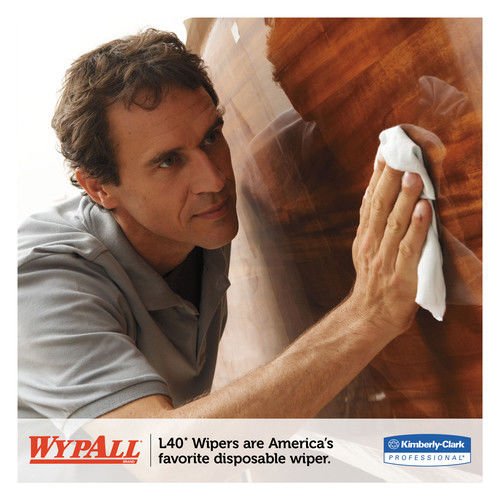 WypAll KCC 83550 X50 Wipers, Pop-Up Box, 9 1/10 X 12 1/2, White, 176/box, 10 Boxes/carton