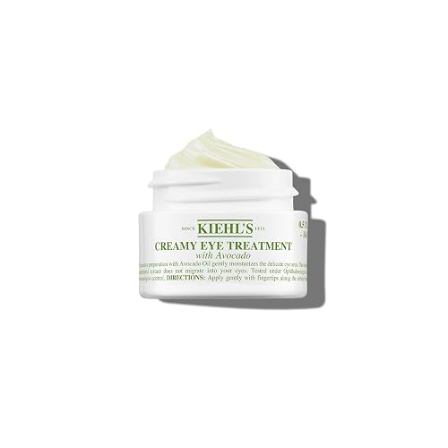 Kiehl's - Avocado Eye Treatment, for Dry Lines & Puffiness | Under Eye Cream with Avocado Oil & Caffeine - Daily Hydrating, Depuffing, and Smoothing Eye Treatment