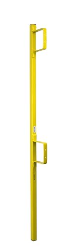 Guardian Fall Protection 15175 Residential Guardrail Post - 42 in, Steel Guardrail for Use with Parapet Clamp or Residential Guardrail System