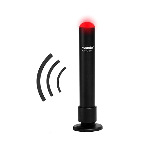 Kuando® Busylight UC Alpha (15306) - Presence Light and Ringer - Do not Disturb Light - Free Busylight Software for Most UC Platforms and Softphones