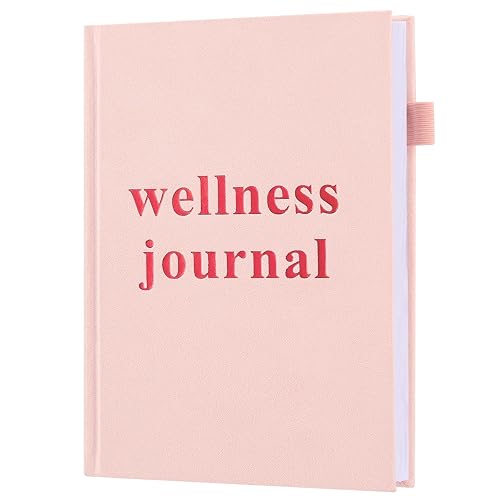 5 MINUTES A DAY Wellness Journal Planner, Daily Self Care Journal, A5 Size | Gratitude & Mindset Mental Health Journal, Goal Tracker, Sleep & Lifestyle Tracker, Mindfulness Diary, Pink