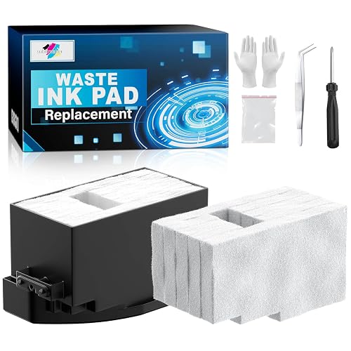 SUBLIMAKER Waste Ink Pad Replacement with Reset Software for XP-830 XP-640 XP-530 XP-630 XP-7100 XP-850 XP-950 XP-860 XP-960 XP-810 XP-820 XP-600 XP-520 Printers