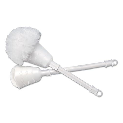 Boardwalk 00170 Cone Bowl Mop 10-Inch Handle 2-Inch Dia. Head Plastic White 25/Carton