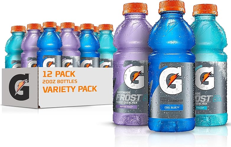Gatorade Original Thirst Quencher 3-Flavor Frost Variety Pack, 20 Fl Ounce - Pack of 12
