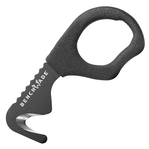 Benchmade 7 Hook, Black Steel Handle, 440C Steel Blade (7 BLKW) | Rescue use
