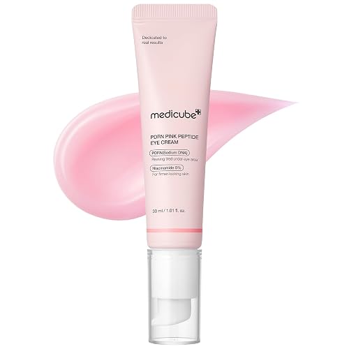 medicube Eye Serum with Salmon DNA PDRN, Peptides & Retinol for Fine Lines | 99% Purity Retinol for Fine Lines - PDRN & Niacinamide for Uneven Skin Tone, Korean Skincare, 1.01 fl.oz