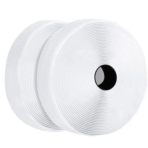 Zhaman 1 Inch x 46 Ft Sticky Back Strips, Heavy Duty Self Adhesive Mounting Tapes with Strong Industrial Strength, Classroom Must Have Teacher Supplies for Handmade Craft Art and Couch