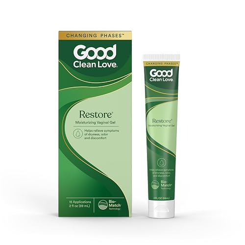 Good Clean Love Restore Moisturizing Vaginal Gel pH-Balanced, 2 Oz (1-Pack) | Water-Based Moisturizing Gel With Aloe Vera & Lactic Acid. Reduces Vaginal Dryness, Discomfort & Odor
