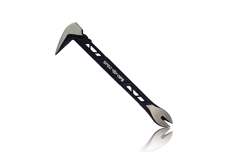 Spec Ops Tools Nail Puller Cats Paw Pry Bar for Prying, Demolition & Nail Pulling, High-Carbon Steel, 10 Inch