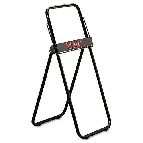 WypAll Jumbo Roll Wiper Dispenser, Standing Delivery System, Black (80596) | Strong & Durable Construction, Portable Design for Easy Roll Access, Ideal for Maintenance & Industrial Environments
