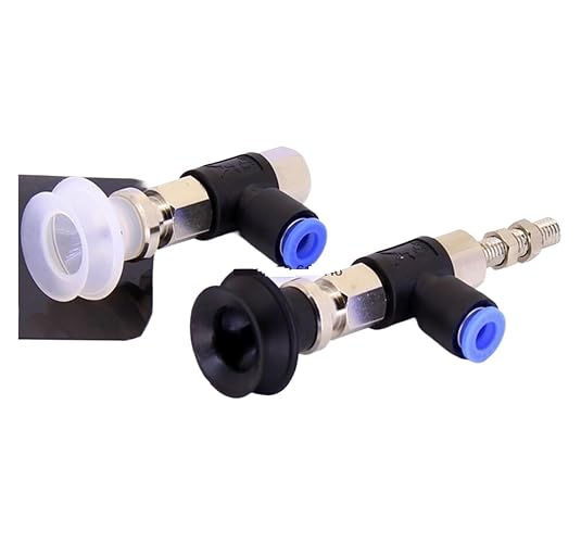 20mm Bellows Suction Cup ZPR20BN/BS for SMC Pneumatic Systems | 20mm rubber pad, male thread, NBR/silica gel, flexible grip for automation & packaging(ZPR20BS-04-A8)