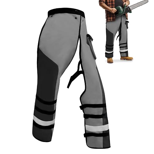 Chainsaw Chaps Apron Wrap for Men,Loggers Forest Workers Protective Chain Saw Pants,Adjustable Belt Chainsaw Safety Equipment