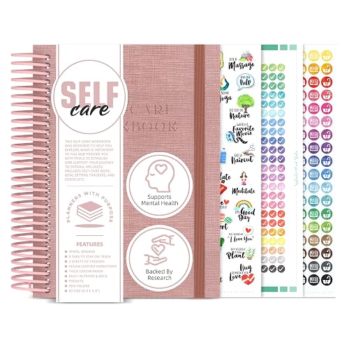 Planners with Purpose Self Care Journal, Self Love Workbook for Women | Daily Guided Self Reflection Journal, For Mental Health & Gratitude, Self Help, Manifestation, Affirmation, Wellness Planner