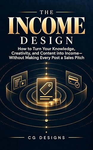 The Income Design: How to Turn Your Knowledge, Creativity, and Content into Income—Without Making Every Post a Sales Pitch (CG Designs Creator Series)