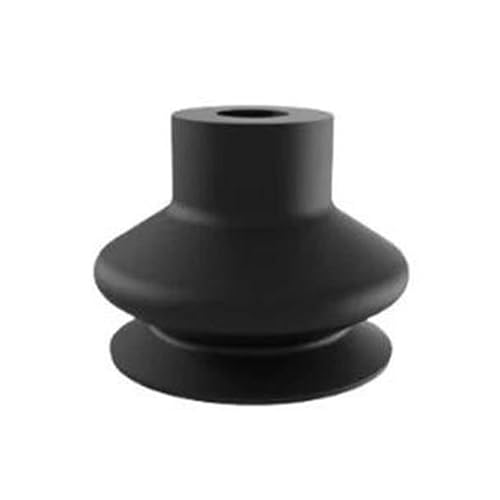 FGA Series Double-Layer Blue Air Pneumatic Vacuum Suction Cup | Vacuum cup, durable NBR, leak-proof grip, smooth release, versatile mounting for Industrial Automation(FGA16,Black)