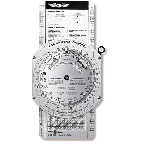 ASA E6B Metal Flight Computer | Circular Calculator, For Flight Planning