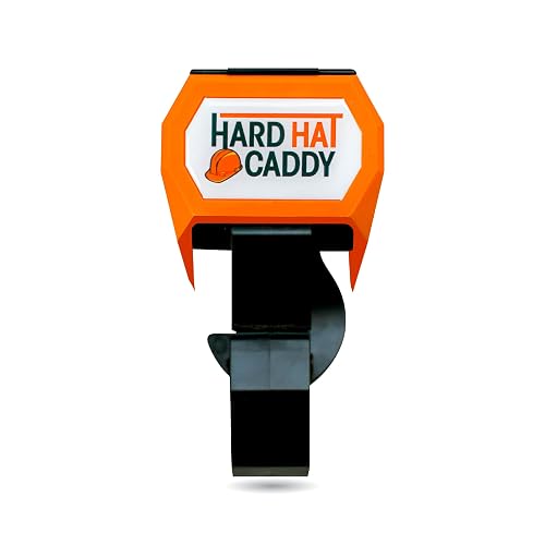 Hard Hat Caddy, All in One PPE Organizer with Magnetic Backing, Belt Clip, & Hook, Compatible with Safety Gear Brands