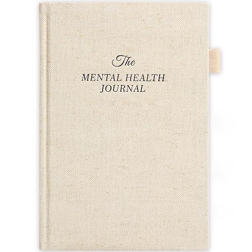 5 MINUTES A DAY Mental Health Journal, 91-Day Guided Journal, Beige | A5 Size, Anxiety Journal for Women, Self-Care Journal, ADHD Planner, Mood Tracker, Positive Thinking, Mental Wellness Gift
