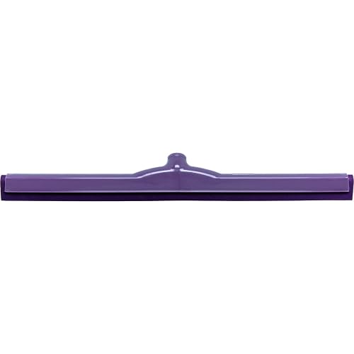 SPARTA 4156868 Plastic Double Foam Squeegee, Commercial Squeegee With Durable Contruction For Cleaning, Commercial, Residential, 24 Inches, Purple, (Pack of 6)