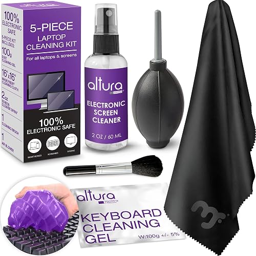 Altura Photo Keyboard Cleaner & Laptop Cleaning Kit for Computer, MacBook | Great Electronics Accessories for Screens, Camera, Phones, PC