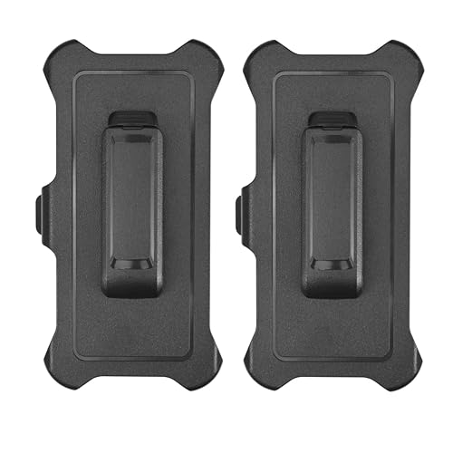 Replacement Belt Clip Holster for OtterBox Defender Series Case Apple iPhone 16-6.1"(2Pack)