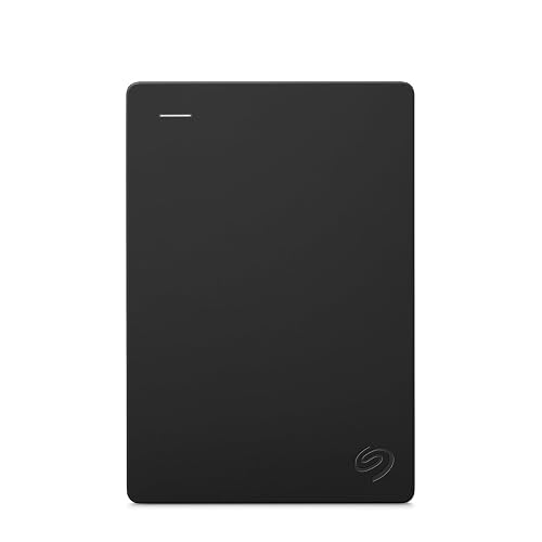 Seagate Portable 4TB External Hard Drive HDD – USB 3.0 for PC, Mac, Xbox, & PlayStation - 1-Year Rescue Service (SRD0NF1)