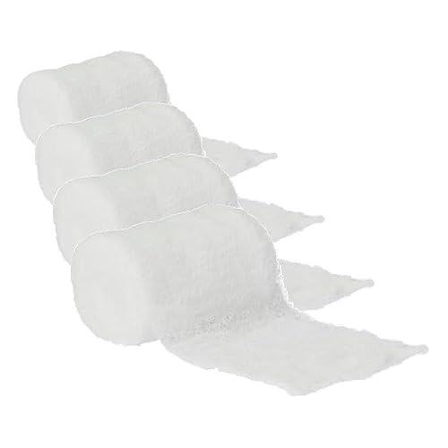 Cotton Gauze Bandage Roll, 4.5" x 4.1 yd. (Pack of 4)