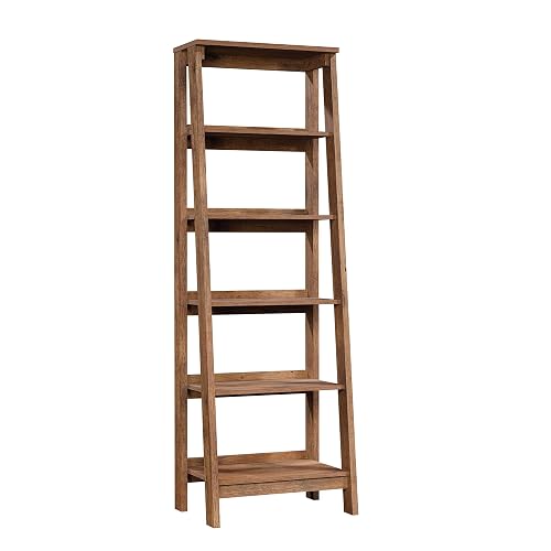 Sauder Trestle 5-Shelf Bookcase/ Book Shelf, Vintage Oak finish