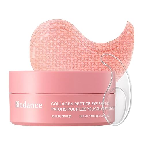 BIODANCE Hydrogel Eye Patches for Under Eye - Collagen Peptide, Anti Wrinkle & Fine Lines (60 Count)