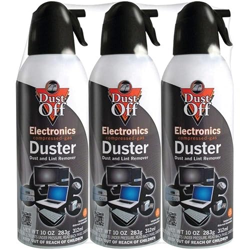 Falcon Compressed Gas (152a) Disposable Cleaning Duster 3 Count, 10 oz. Can (DPSXL3)