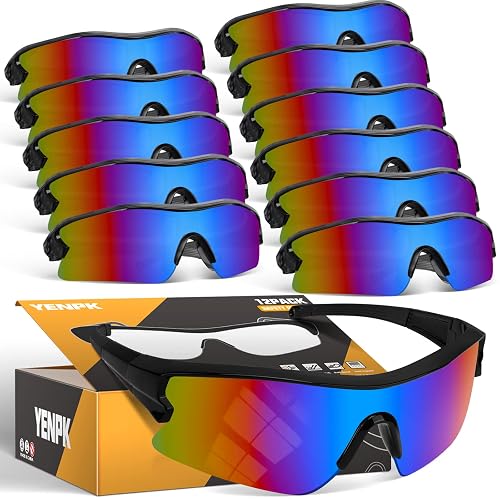 YENPK Safety Glasses for Men, Anti Scratch & UV Protection Work Glasses | ANSI Z87.1 Certified, UV400 Protection, Scratch & Impact Resistant, Safety Sunglasses for Men and Women, Non-slip Leg