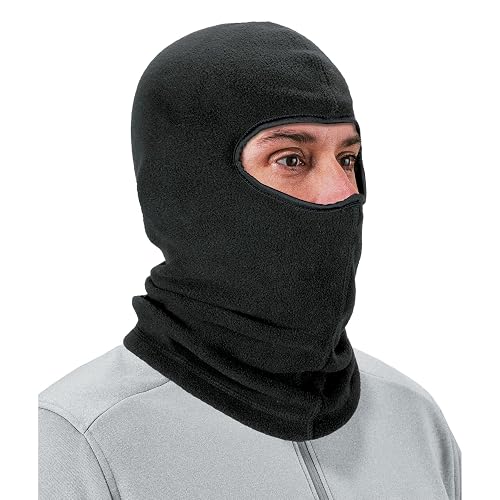Balaclava, Winter Face Mask, Thermal Black Fleece, Ergodyne N-Ferno 6821
