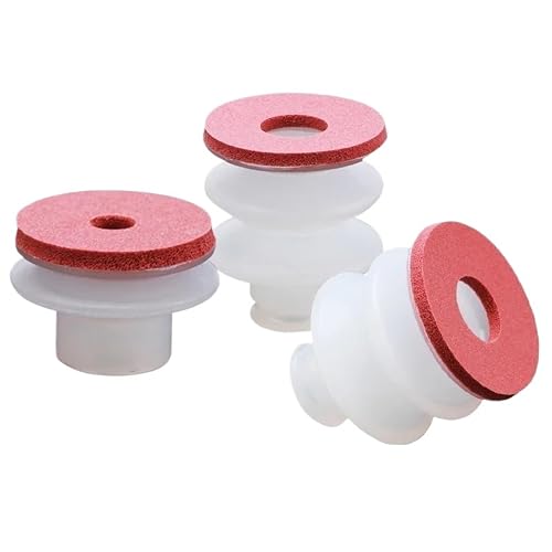 Double-Layer Non-Marking Vacuum Suction Cup Industrial Pneumatic Nozzle | Non-marking brown surface, dual-layer grip, industrial pneumatic suction SP8-50 to DP8-50.(DP-20)
