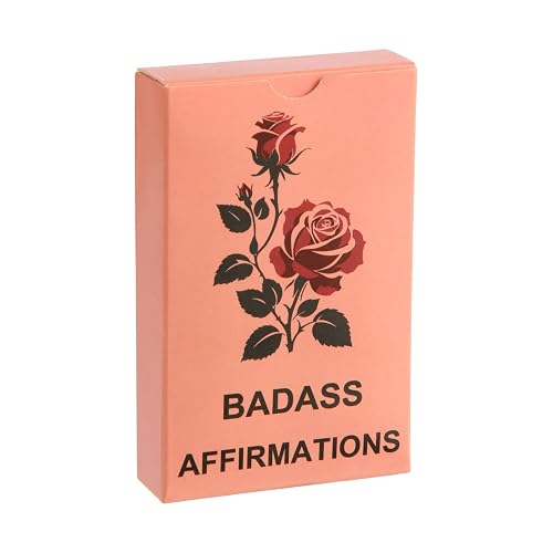 Lapsia Badass Affirmation Cards - Christmas & Birthday Gifts for Women | Daily Encouragement, Boss Day, White Elephant Gifts & Stocking Stuffers for Best Friend, Sister, Daughter, Boss & Coworker