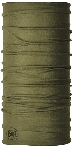 Buff CoolNet UV Neck Gaiter, UPF 50 Sun Protection, Breathable, Versatile, Quick Dry Face Mask, Solid Colors, Adult Size